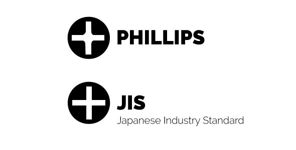 JIS and Phillips screw